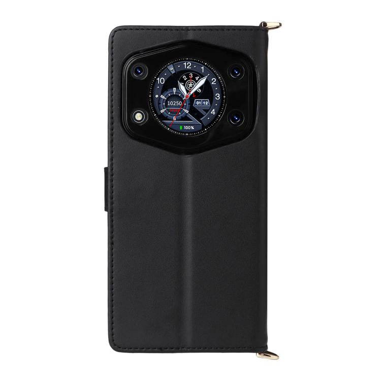 For Cubot A30 Multifunctional 6-Card Slots Leather Phone Case with Wrist Strap