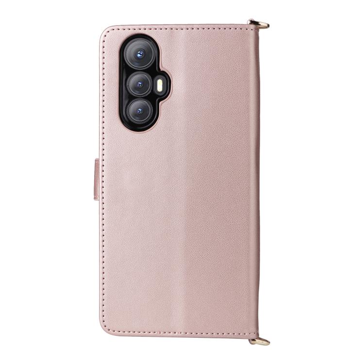 For Cubot Max 5 Multifunctional 6-Card Slots Leather Phone Case with Wrist Strap