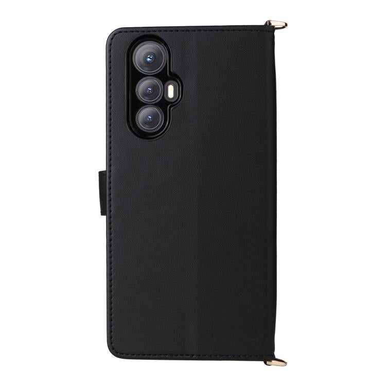 For Cubot Max 5 Multifunctional 6-Card Slots Leather Phone Case with Wrist Strap