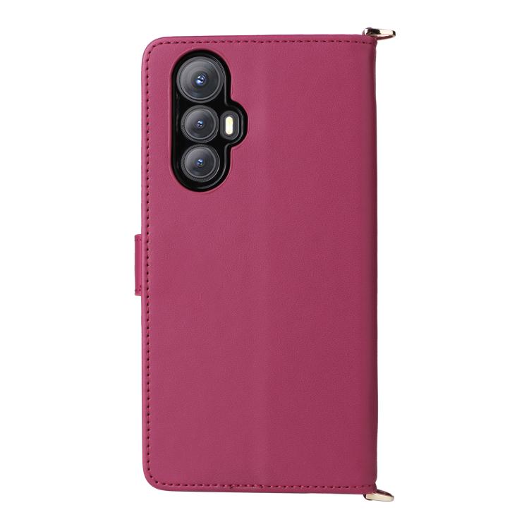 For Cubot Max 5 Multifunctional 6-Card Slots Leather Phone Case with Wrist Strap