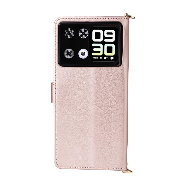 For Cubot P90 Multifunctional 6-Card Slots Leather Phone Case with Wrist Strap