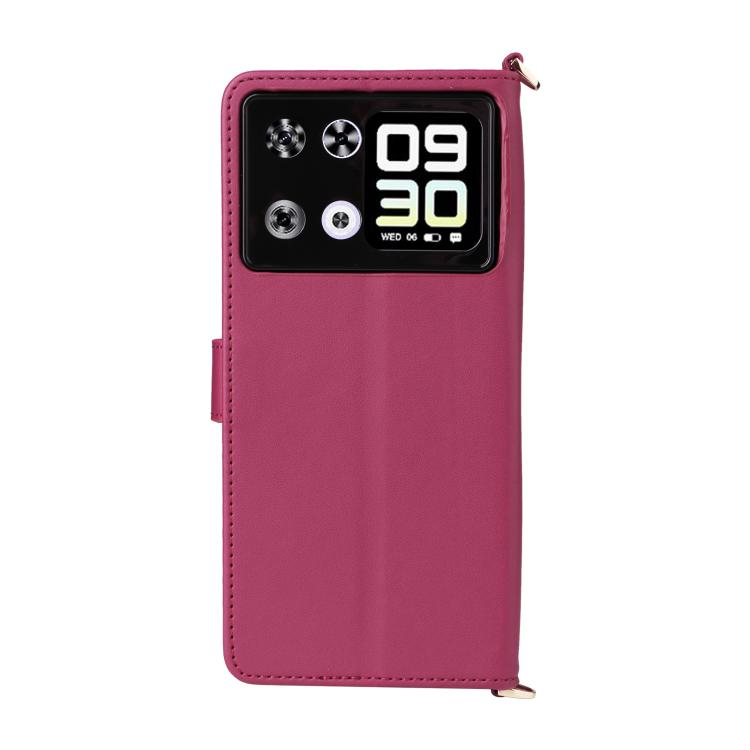 For Cubot P90 Multifunctional 6-Card Slots Leather Phone Case with Wrist Strap
