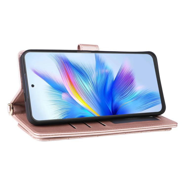 For Blackview Shark 9 Multifunctional 6-Card Slots Leather Phone Case with Wrist Strap