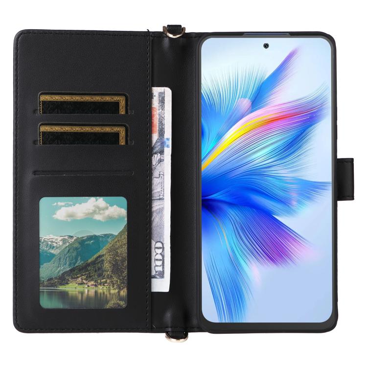 For Blackview Shark 9 Multifunctional 6-Card Slots Leather Phone Case with Wrist Strap
