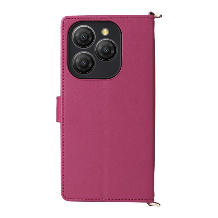 For Blackview Shark 9 Multifunctional 6-Card Slots Leather Phone Case with Wrist Strap