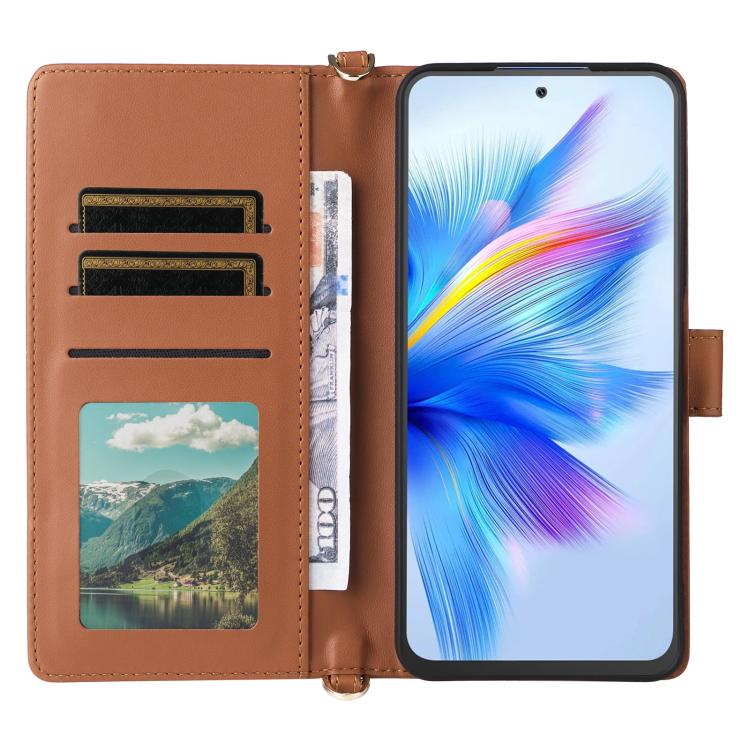 For Blackview Shark 9 Multifunctional 6-Card Slots Leather Phone Case with Wrist Strap