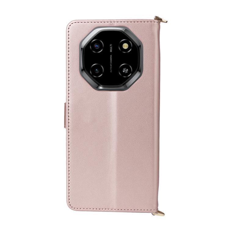For Blackview SHARK 6 Multifunctional 6-Card Slots Leather Phone Case with Wrist Strap