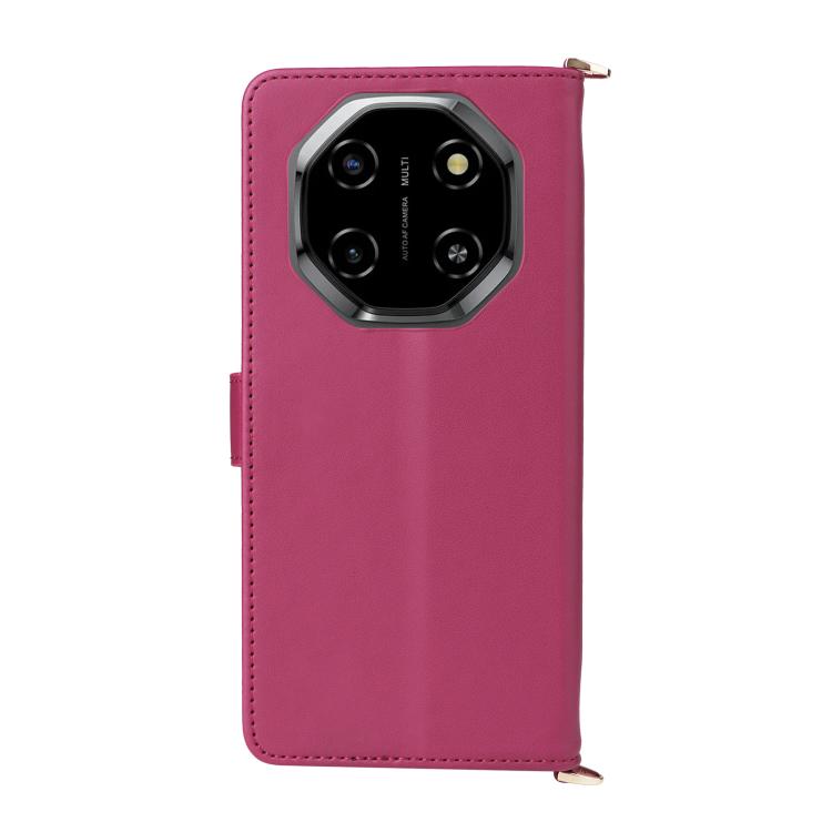 For Blackview SHARK 6 Multifunctional 6-Card Slots Leather Phone Case with Wrist Strap