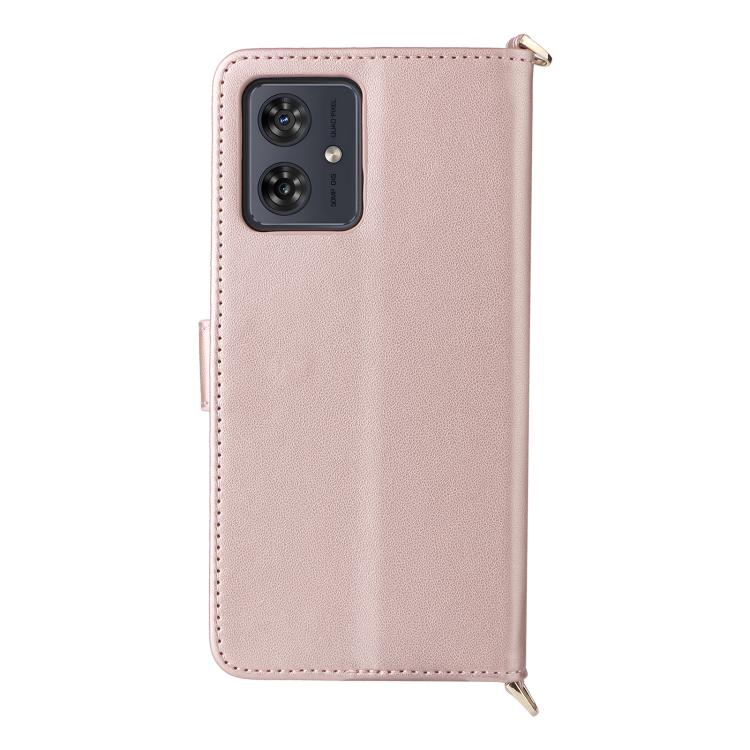For Motorola Moto G54 5G / G54 Power 5G Multifunctional 6-Card Slots Leather Phone Case with Wrist Strap