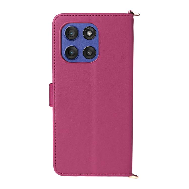 For Motorola Edge 60 Stylus Multifunctional 6-Card Slots Leather Phone Case with Wrist Strap