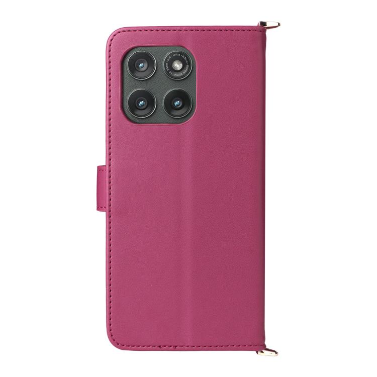 For Motorola Edge 5G 2025 Multifunctional 6-Card Slots Leather Phone Case with Wrist Strap