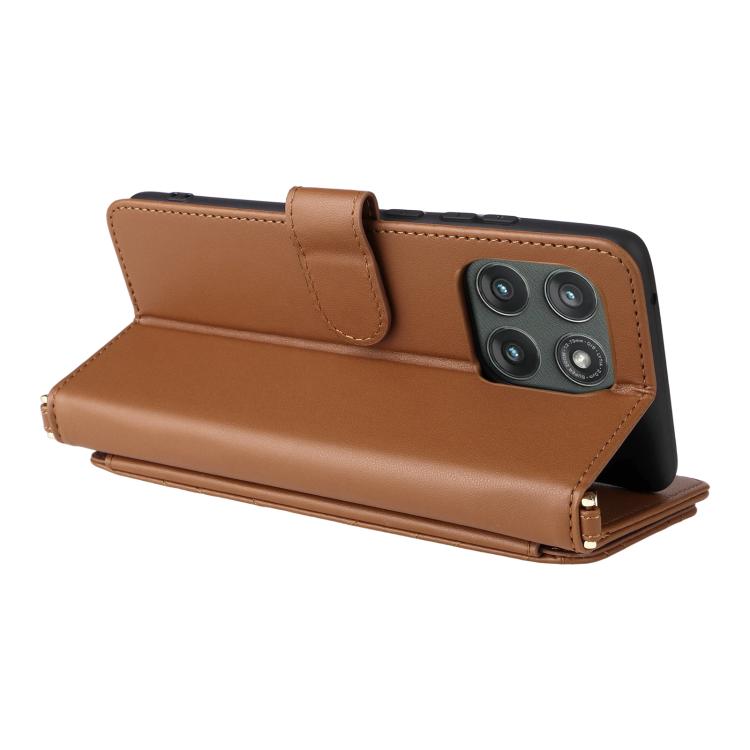 For Motorola Edge 5G 2025 Multifunctional 6-Card Slots Leather Phone Case with Wrist Strap