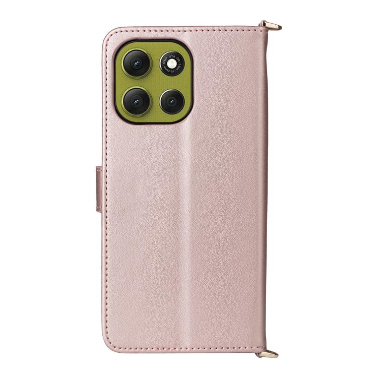 For Motorola Moto G86 5G Multifunctional 6-Card Slots Leather Phone Case with Wrist Strap