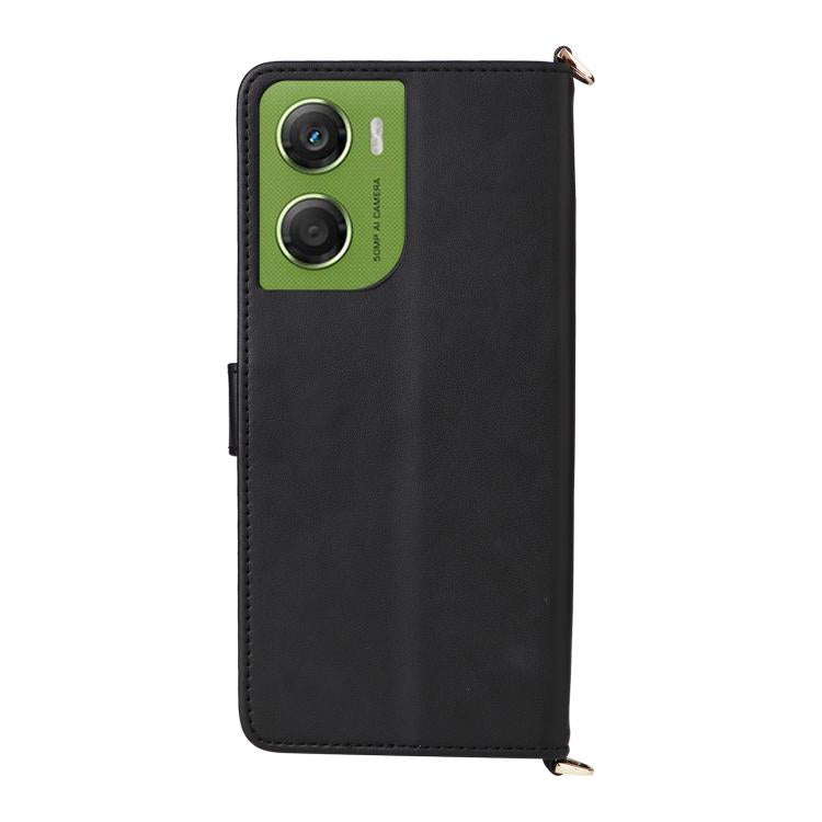 For Motorola Moto G06 4G Multifunctional 6-Card Slots Leather Phone Case with Wrist Strap