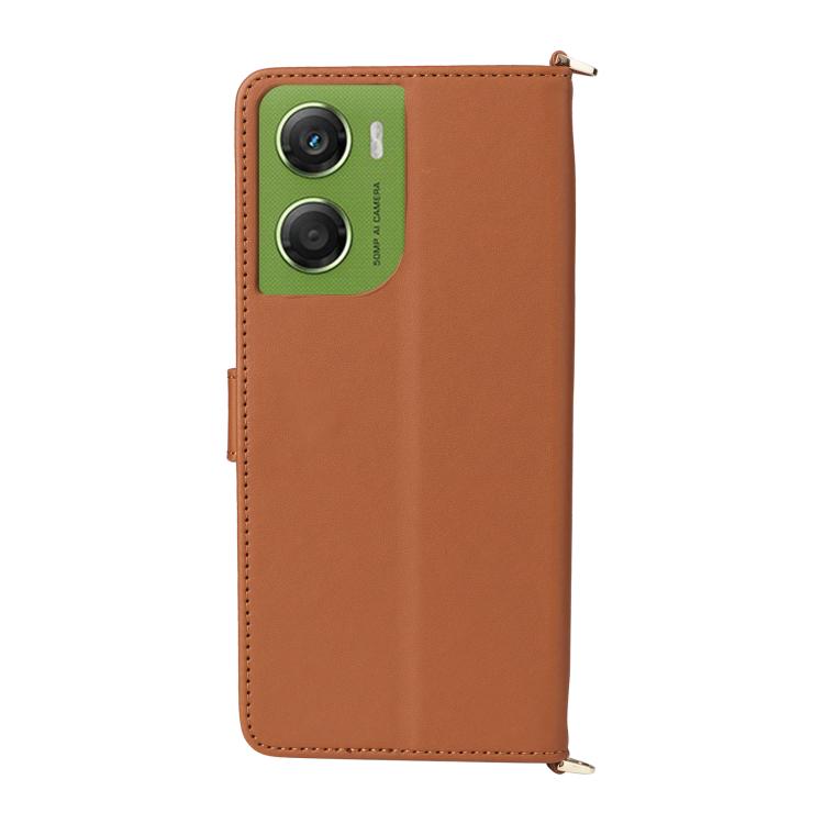 For Motorola Moto G06 4G Multifunctional 6-Card Slots Leather Phone Case with Wrist Strap