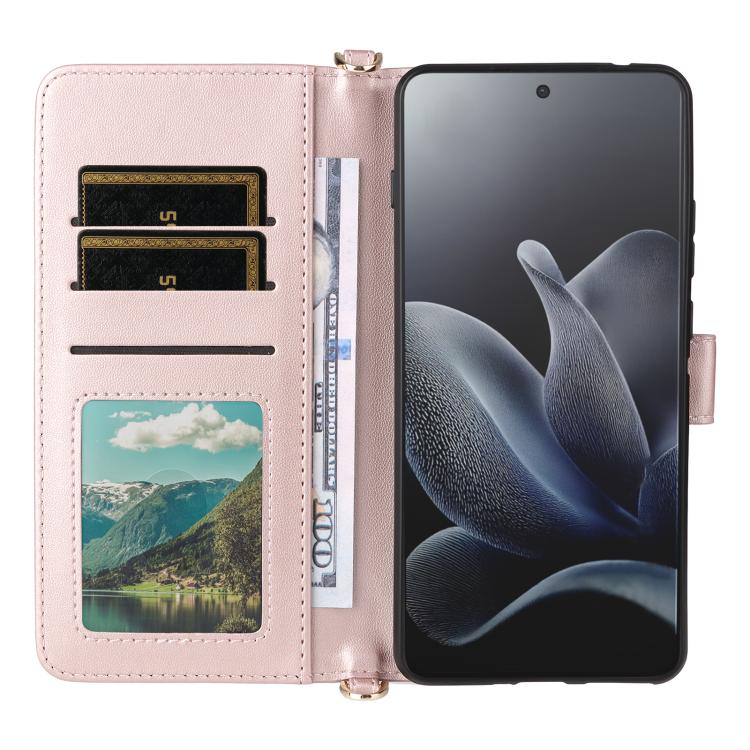 For Motorola Edge 70 5G Multifunctional 6-Card Slots Leather Phone Case with Wrist Strap