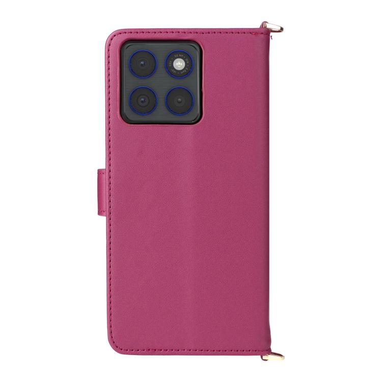 For Motorola Edge 70 5G Multifunctional 6-Card Slots Leather Phone Case with Wrist Strap