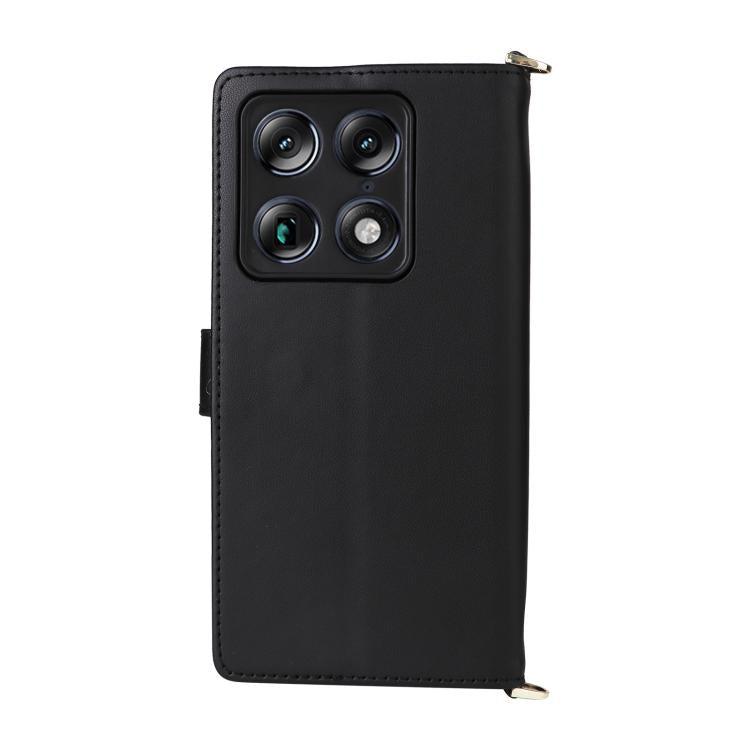 For Motorola Moto X70 Air Pro 5G / Signature Multifunctional 6-Card Slots Leather Phone Case with Wrist Strap