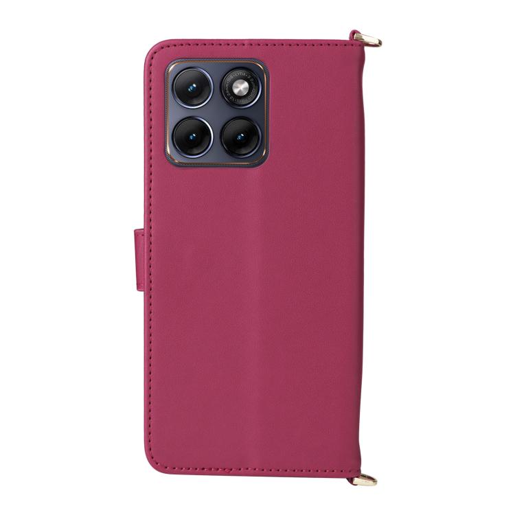 For Motorola Edge 70 Fusion 5G Multifunctional 6-Card Slots Leather Phone Case with Wrist Strap