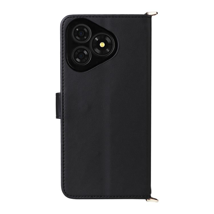 For Ulefone Note 19 Multifunctional 6-Card Slots Leather Phone Case with Wrist Strap