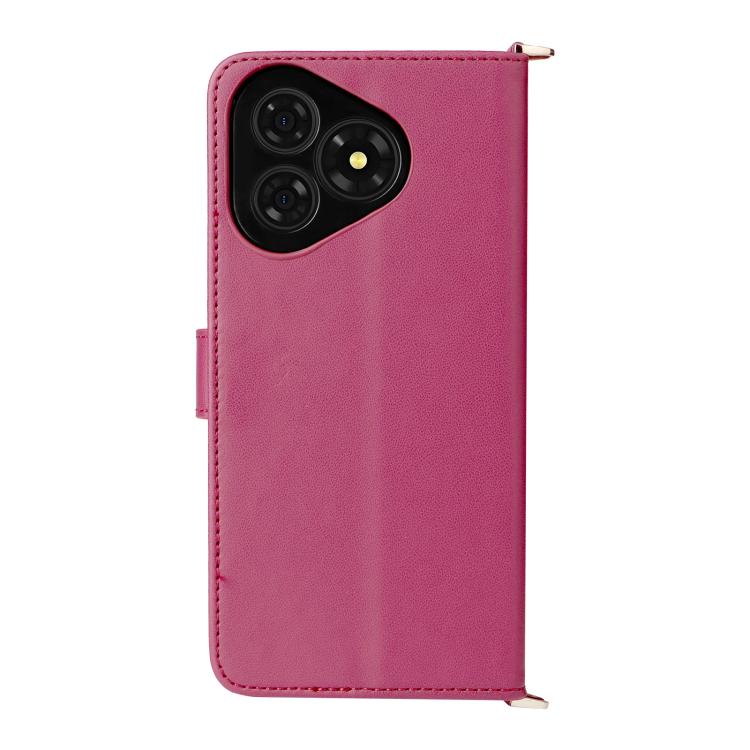 For Ulefone Note 19 Multifunctional 6-Card Slots Leather Phone Case with Wrist Strap