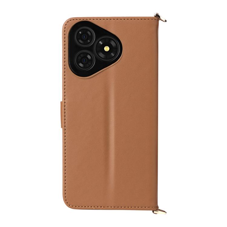 For Ulefone Note 19 Multifunctional 6-Card Slots Leather Phone Case with Wrist Strap