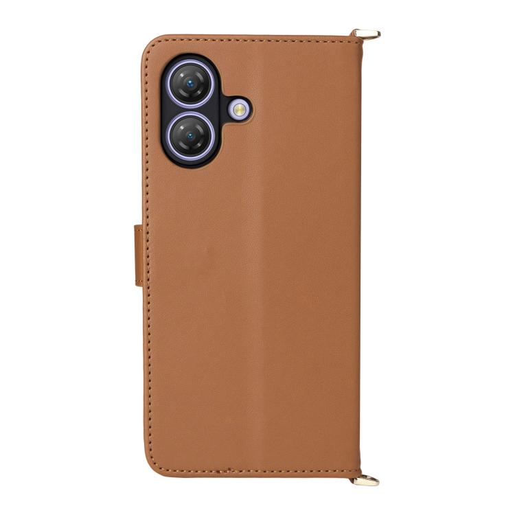 For Ulefone Note 21 Multifunctional 6-Card Slots Leather Phone Case with Wrist Strap