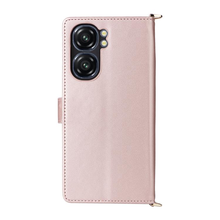 For Oukitel C58 / C58 Pro Multifunctional 6-Card Slots Leather Phone Case with Wrist Strap