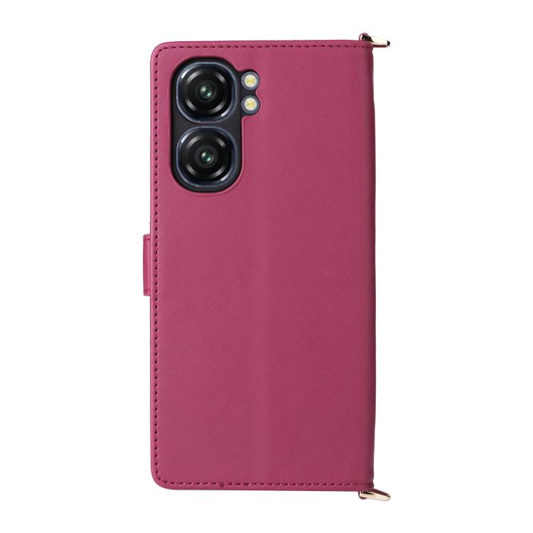 For Oukitel C58 / C58 Pro Multifunctional 6-Card Slots Leather Phone Case with Wrist Strap