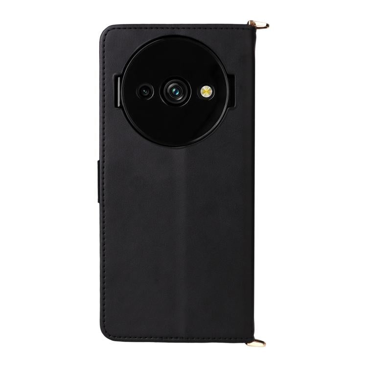For Oukitel C59 / C59 Pro Multifunctional 6-Card Slots Leather Phone Case with Wrist Strap