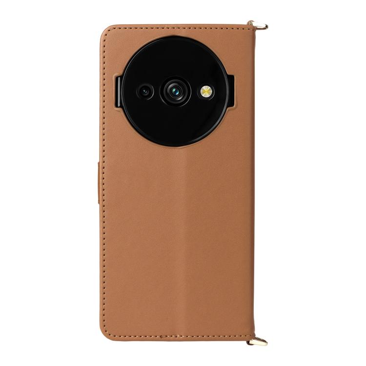 For Oukitel C59 / C59 Pro Multifunctional 6-Card Slots Leather Phone Case with Wrist Strap