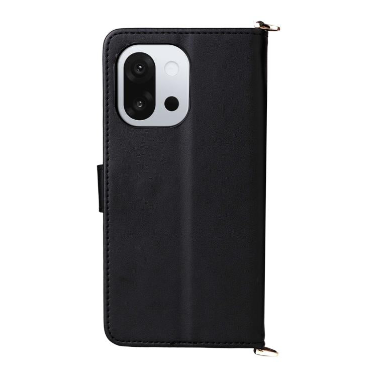 For OnePlus 13T 5G Multifunctional 6-Card Slots Leather Phone Case with Wrist Strap