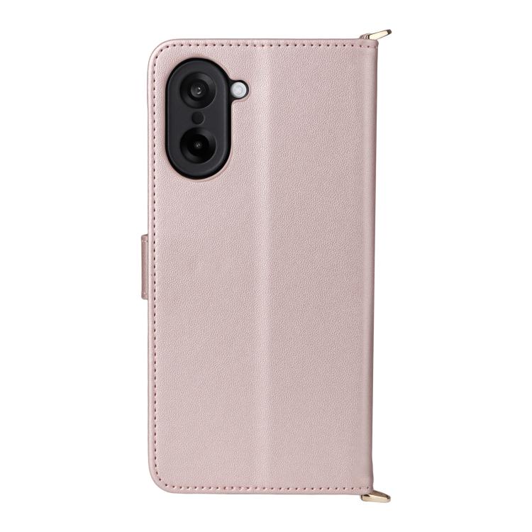 For OnePlus Nord CE5 / Ace 5 Racing 5G Multifunctional 6-Card Slots Leather Phone Case with Wrist Strap