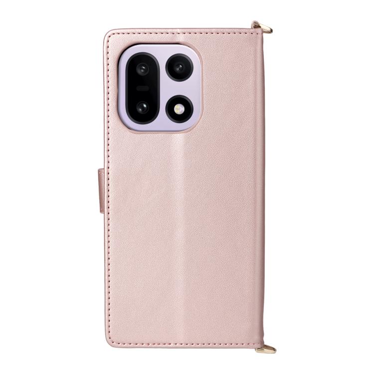For OnePlus 15 Multifunctional 6-Card Slots Leather Phone Case with Wrist Strap
