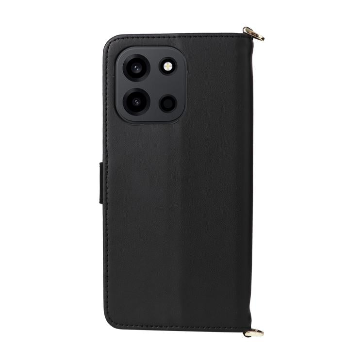 For OnePlus Turbo 6 / Turbo 6V / Nord 6 Multifunctional 6-Card Slots Leather Phone Case with Wrist Strap