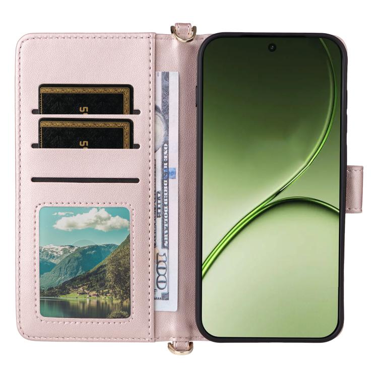 For OnePlus 15T 5G Multifunctional 6-Card Slots Leather Phone Case with Wrist Strap