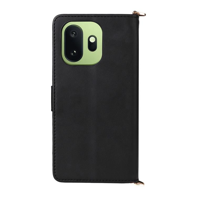 For OnePlus 15T 5G Multifunctional 6-Card Slots Leather Phone Case with Wrist Strap