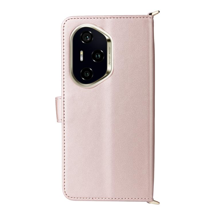For Honor 300 Pro 5G / 300 Ultra 5G Multifunctional 6-Card Slots Leather Phone Case with Wrist Strap