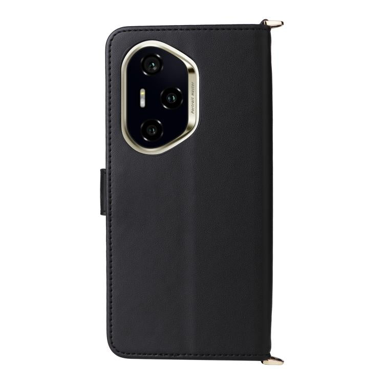 For Honor 300 Pro 5G / 300 Ultra 5G Multifunctional 6-Card Slots Leather Phone Case with Wrist Strap
