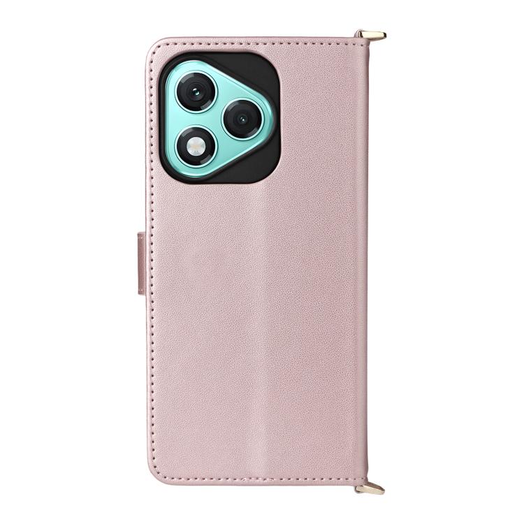 For Honor 400 Lite Global Multifunctional 6-Card Slots Leather Phone Case with Wrist Strap