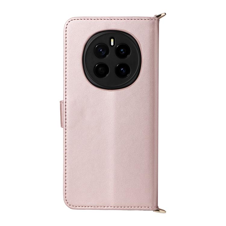 For Honor Magic7 5G Multifunctional 6-Card Slots Leather Phone Case with Wrist Strap
