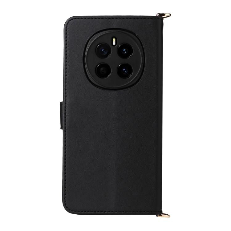 For Honor Magic7 5G Multifunctional 6-Card Slots Leather Phone Case with Wrist Strap