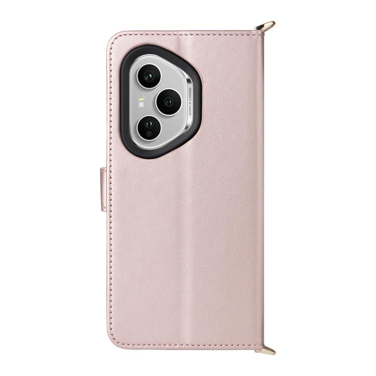 For Honor 400 Pro Global 160.8mm Multifunctional 6-Card Slots Leather Phone Case with Wrist Strap