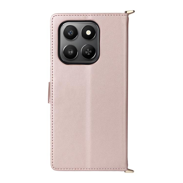 For Honor 400 Smart 5G Multifunctional 6-Card Slots Leather Phone Case with Wrist Strap