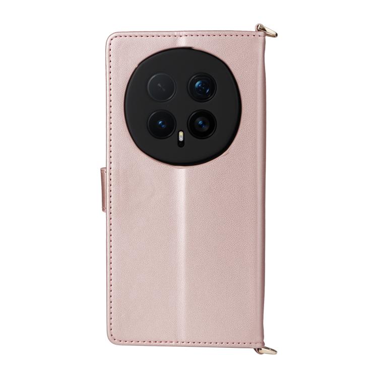 For Honor Magic8 Pro Multifunctional 6-Card Slots Leather Phone Case with Wrist Strap