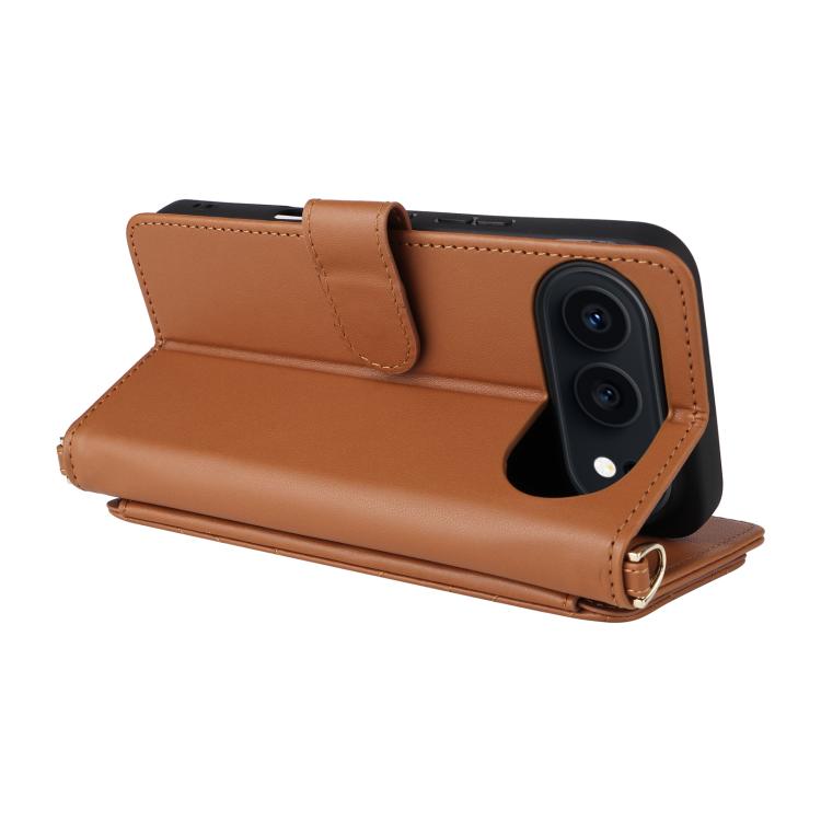 For Honor 500 / 500 Pro Global 155.8mm Multifunctional 6-Card Slots Leather Phone Case with Wrist Strap