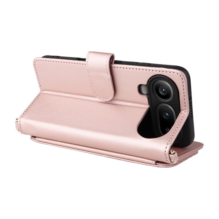 For Honor Magic8 Pro Air 5G Multifunctional 6-Card Slots Leather Phone Case with Wrist Strap