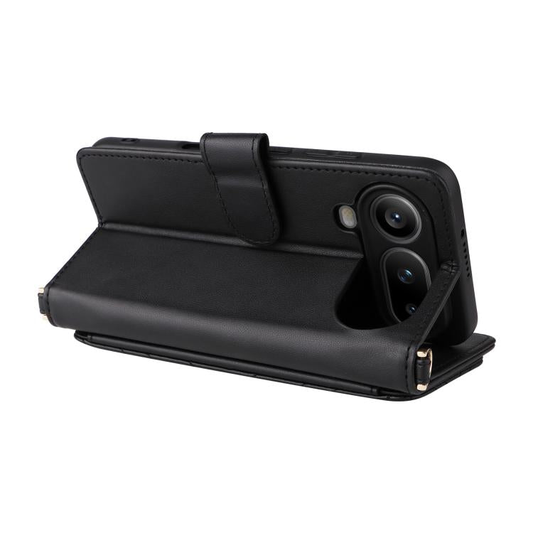 For Honor Magic8 Pro Air 5G Multifunctional 6-Card Slots Leather Phone Case with Wrist Strap