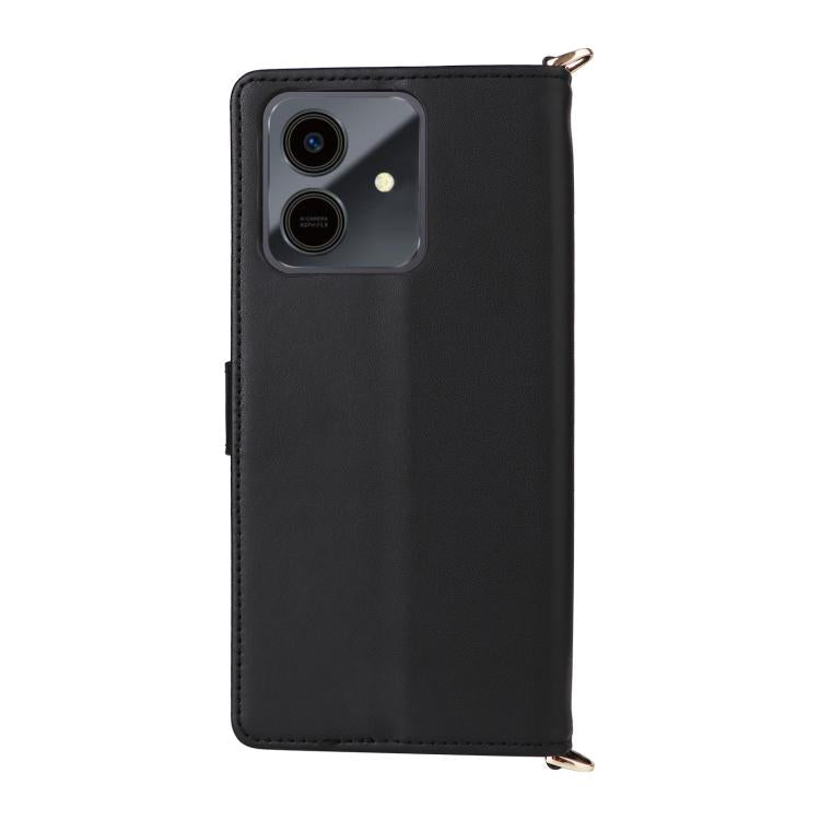 For Honor Play10 4G Multifunctional 6-Card Slots Leather Phone Case with Wrist Strap