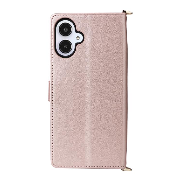 For Samsung Galaxy A25 5G JP Multifunctional 6-Card Slots Leather Phone Case with Wrist Strap